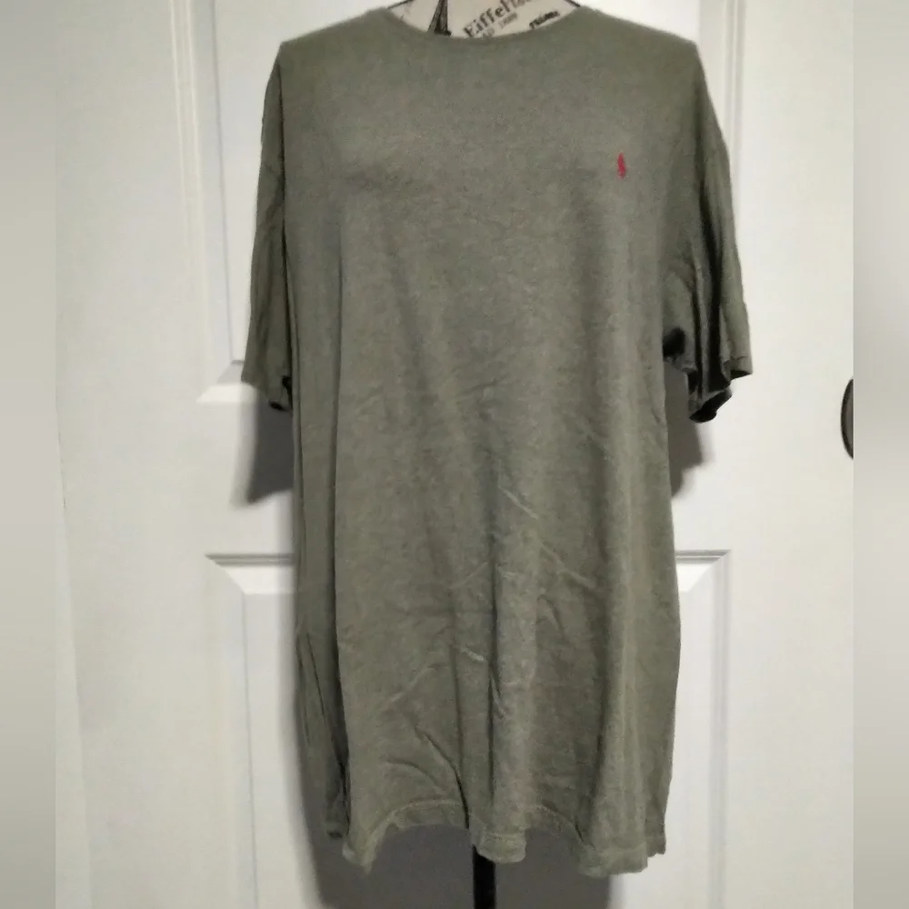 Men's Polo Ralph Lauren Light Green T-Shirt- Size XL